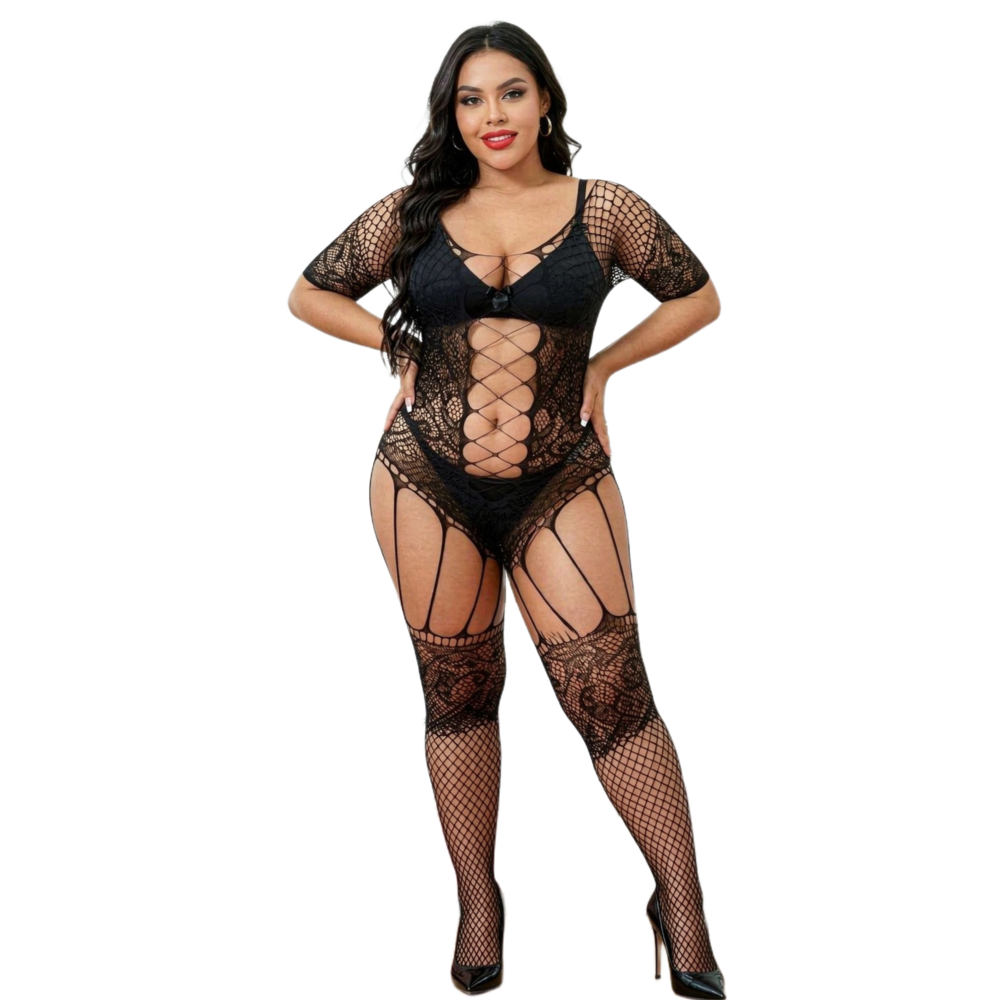 Bodystocking Fishnet - New Plus Size Bodystocking Bodysuits For